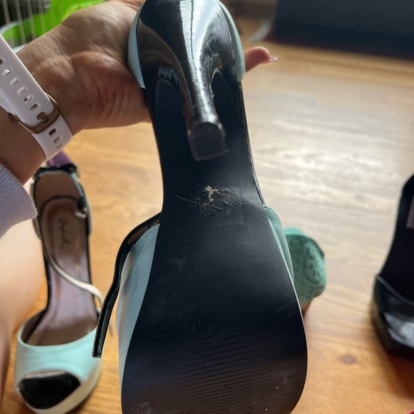Women’s turquoise heels, $50 each - Picture 4 of 4